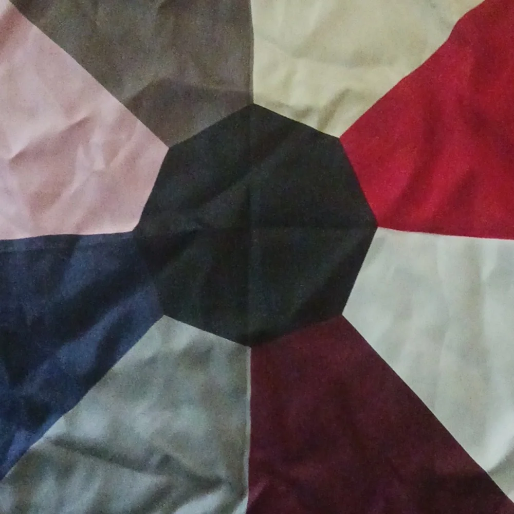 Ashear Vintage ladies silk square scarf 18